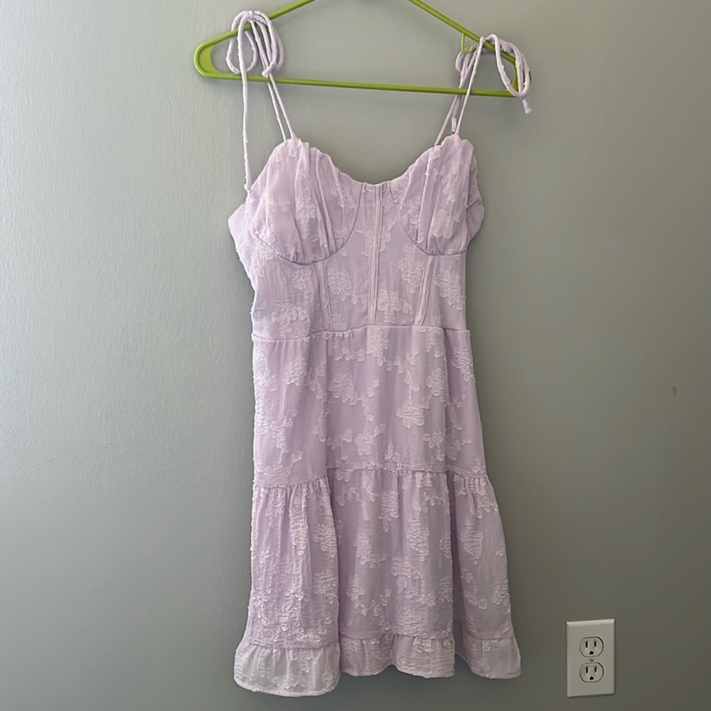 Purple Wild Fable Strapless Dress